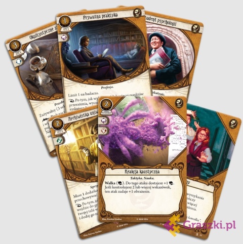 Horror w Arkham LCG: Carolyn Fern talia badacza karty