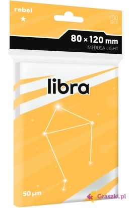 Koszulki na karty Rebel (80x120 mm) Libra Light