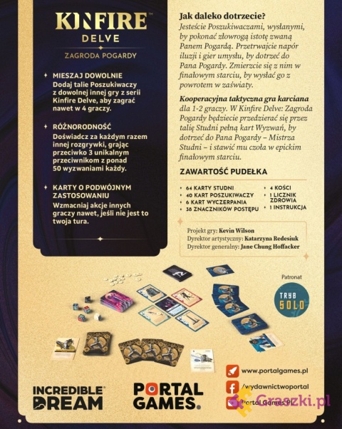 Kinfire Delve: Zagroda Pogardy tył opakowania
