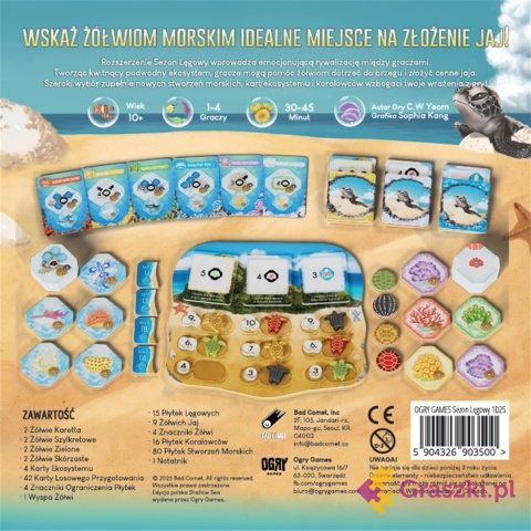 Shallow Sea: Sezon lęgowy tył opakowania