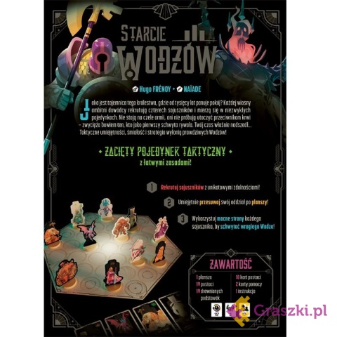 Starcie Wodzów tył opakowania