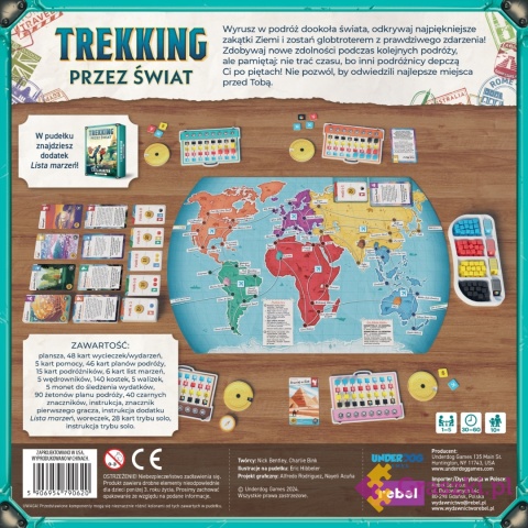 Trekking przez świat tył opakowania