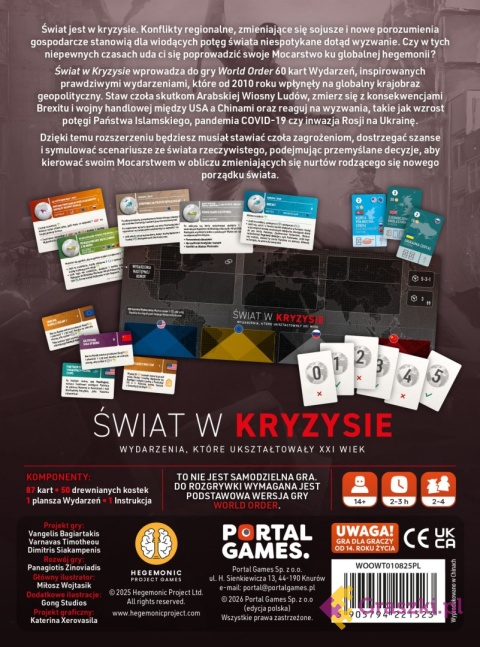 World Order: Świat w Kryzysie tył opakowania