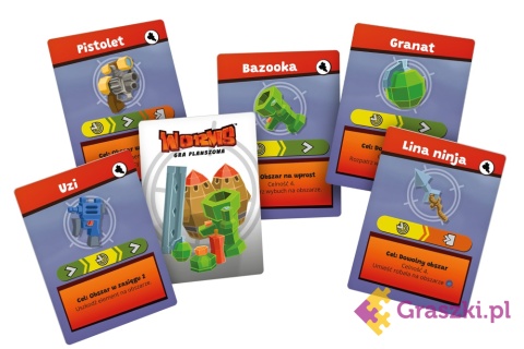 Worms: Gra planszowa karty
