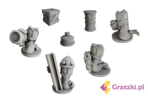 Worms: Gra planszowa figurki