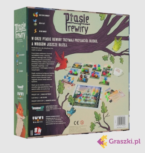Ptasie rewiry tył opakowania