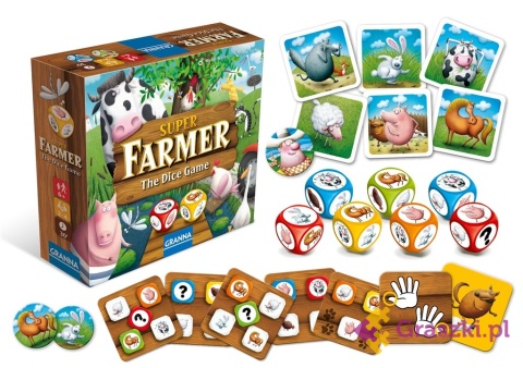 Superfarmer: The Dice Game zawartość Superfarmer: The Dice Game zawartość
