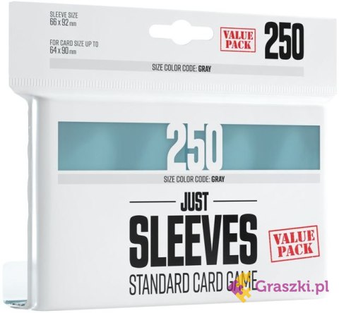 Gamegenic: Just Sleeves - Standard Card Game Sleeves (66x92 mm) - Value Pack, 250 sztuk