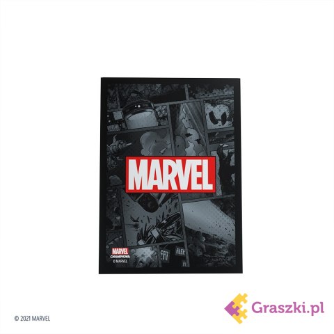 Gamegenic: Marvel Champions Art Sleeves (66 mm x 91 mm) Black 50+1 szt.