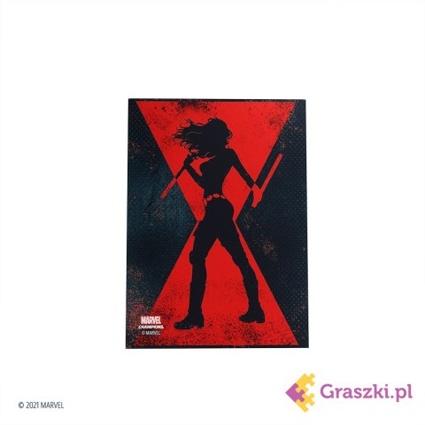 Gamegenic: Marvel Champions Art Sleeves (66 mm x 91 mm) Black Widow 50+1 szt.