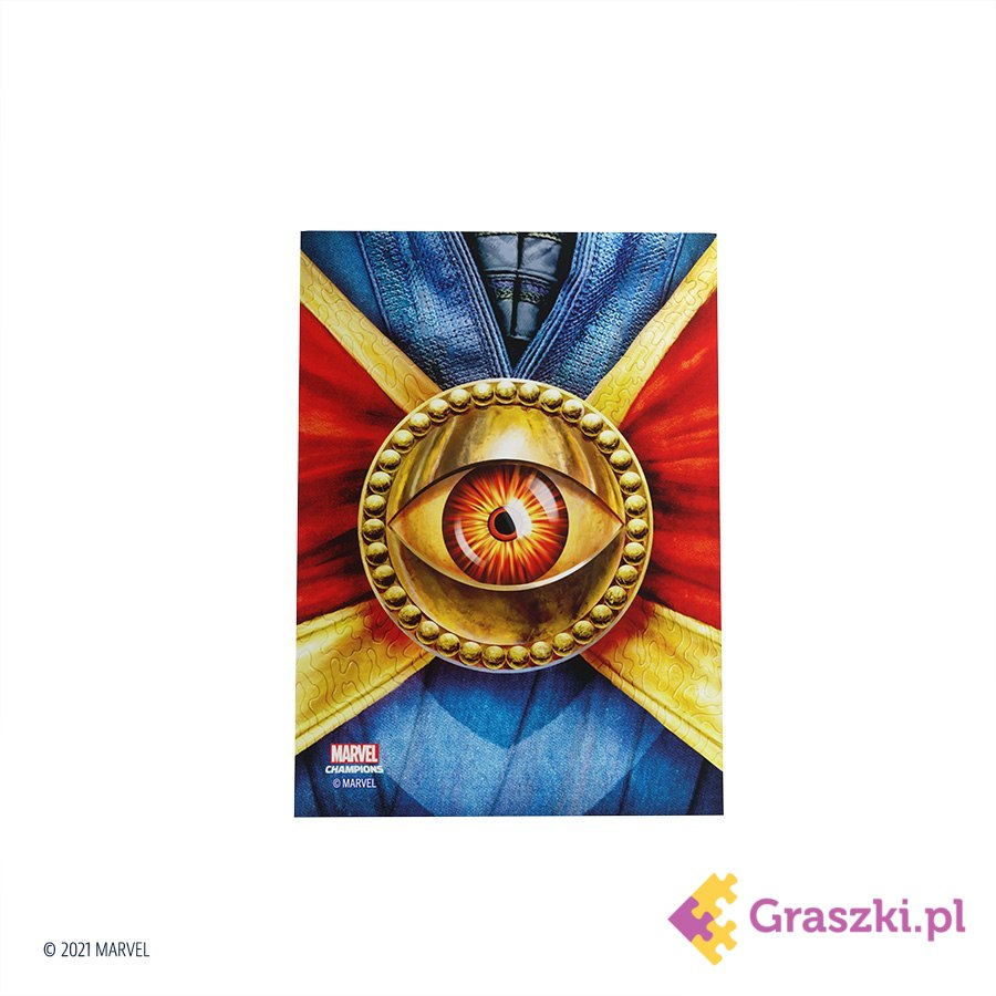 Pudełko: Gamegenic: Marvel Champions Art Sleeves (66 mm x 91 mm) Doctor Strange 50+1 szt.