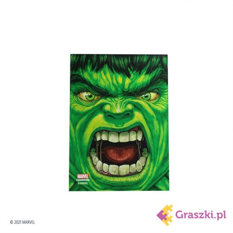 Gamegenic: Marvel Champions Art Sleeves (66 mm x 91 mm) Hulk 50+1 szt.