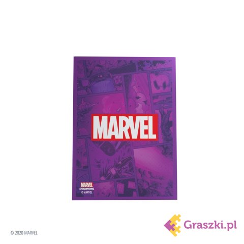 Gamegenic: Marvel Champions Art Sleeves (66 mm x 91 mm) Purple 50+1 szt.