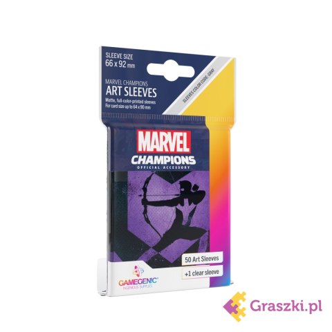 Gamegenic: Marvel Champions Art Sleeves (66 mm x 92 mm) Hawkeye 50+1 szt.