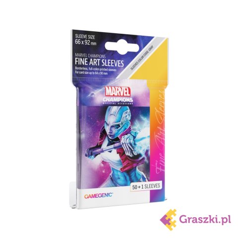 Gamegenic: Marvel Champions Fine Art Sleeves (66 mm x 92 mm) Nebula 50+1 szt.