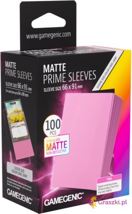 Gamegenic: Matte Prime Sleeves (66x91 mm) - Pink - 100 sztuk