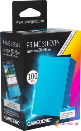 Gamegenic: Prime Sleeves (66x91 mm) - Blue - 100 sztuk