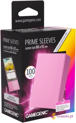Gamegenic: Prime Sleeves (66x91 mm) - Pink - 100 sztuk