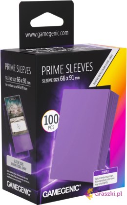 Gamegenic: Prime Sleeves (66x91 mm) - Purple - 100 sztuk