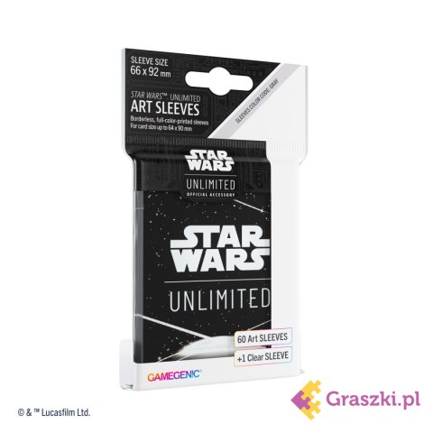 Gamegenic: Star Wars Unlimited - Art Sleeves - Card Back White