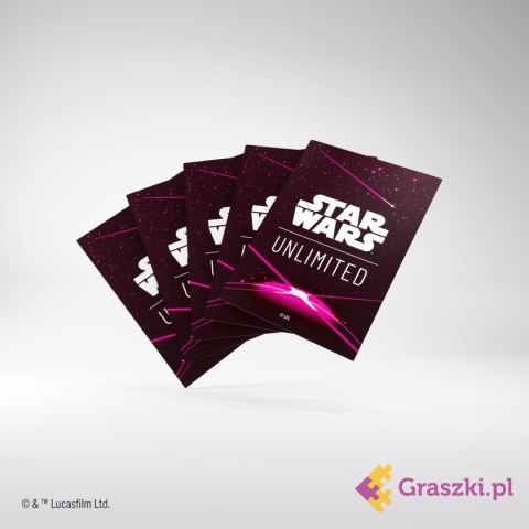 Gamegenic: Star Wars Unlimited Card Game - Art Sleeves - Card Back Magenta