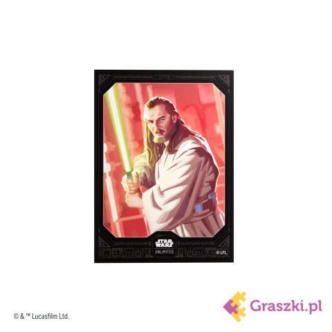 Gamegenic: Star Wars Unlimited Card Game - Premium Art Sleeves - Qui-Gon Jinn