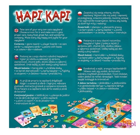 Gra Hapi Kapi tył opakowania
