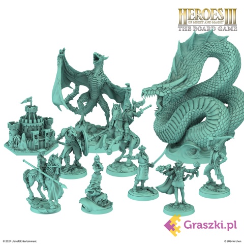 Heroes III Twierdza figurki