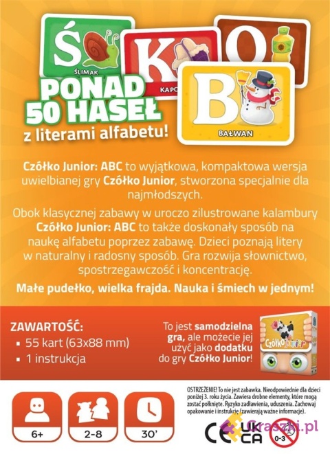 Czółko Junior: ABC tył