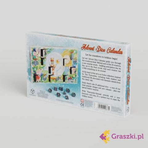 Advent Dice Calendar 2026 tył opakowania