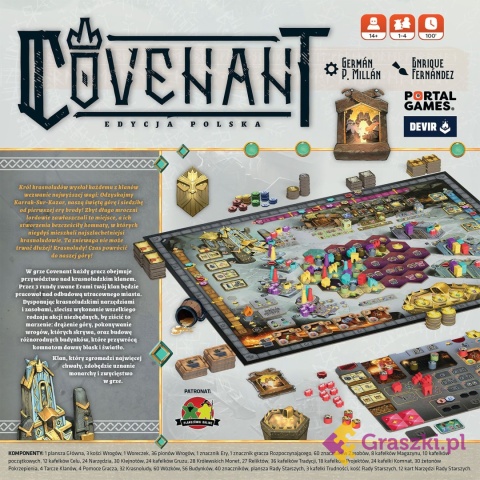 Covenant tył opakowania