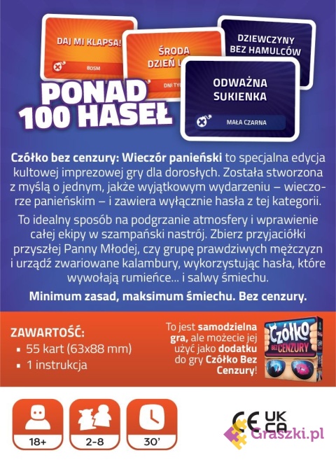 Czółko: Wakacje tył