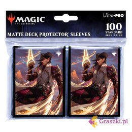 Ultra-Pro: Magic the Gathering - Outlaws of Thunder Junction - Matte Deck Protector Sleeves - Kellan, the Kid (100 szt.)