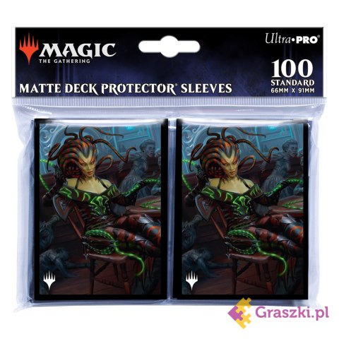Ultra-Pro: Magic the Gathering - Outlaws of Thunder Junction - Matte Deck Protector Sleeves - Vraska, the Silencer (100 szt.)