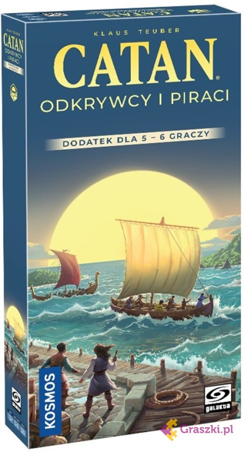 Catan: Odkrywcy i Piraci - Dodatek dla 5-6 graczy (edycja 2025)
