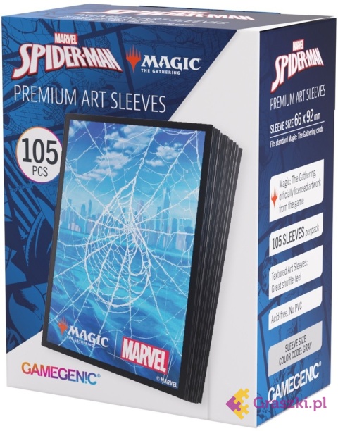 Gamegenic: Magic the Gathering - Marvel's Spider-Man - Premium Art Sleeves - Island pudełko