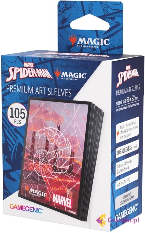 Gamegenic: Magic the Gathering - Marvel's Spider-Man - Premium Art Sleeves - Mountain pudełko