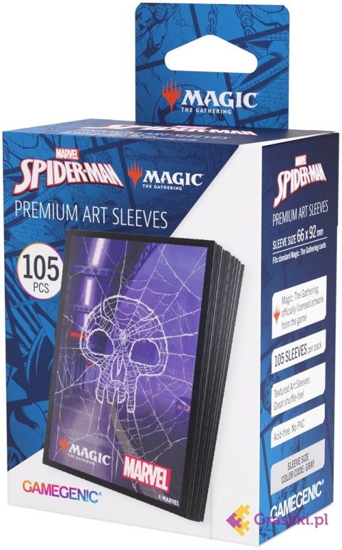 Gamegenic: Magic the Gathering - Marvel's Spider-Man - Premium Art Sleeves - Swamp pudełko