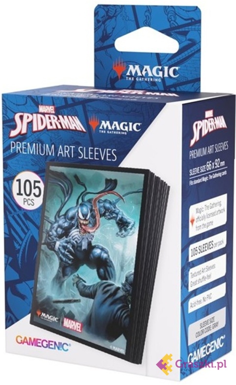 Gamegenic: Magic the Gathering - Marvel's Spider-Man - Premium Art Sleeves - Venom pudełko