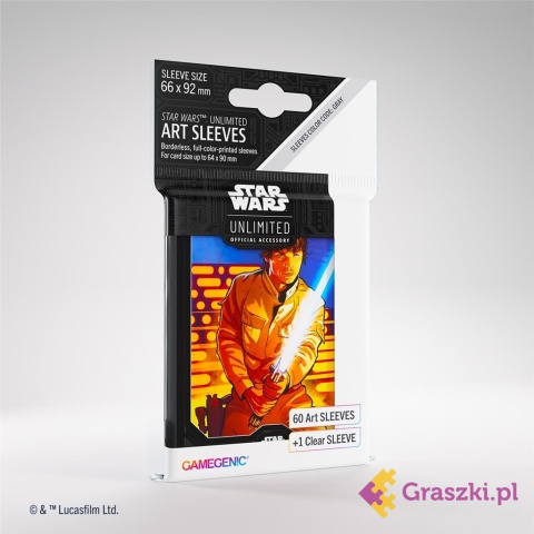 Gamegenic: Star Wars Unlimited - Art Sleeves - Luke Skywalker pudełko