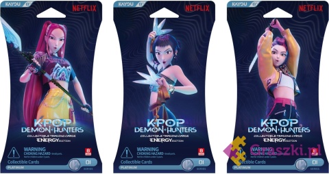 K-Pop Demon Hunters: Energy Edition - Platinum Blister Display karty