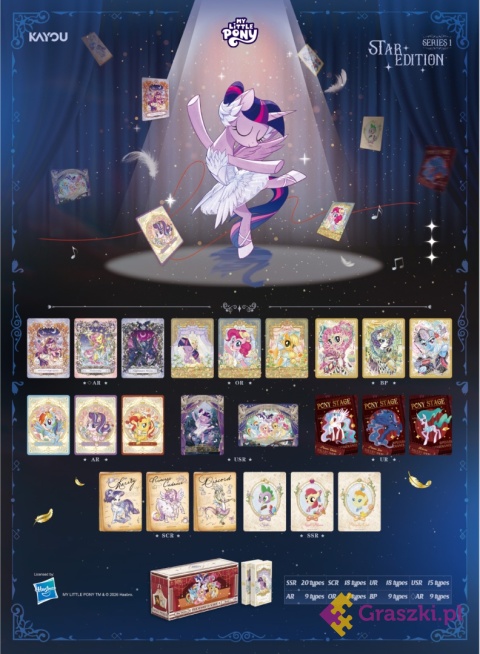 My Little Pony: Frendship Eternal Cards - Star Edition - Booster Box Display (16) kolekcja
