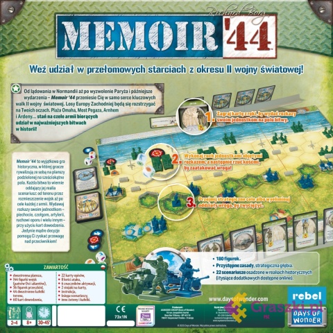 Memoir '44 tył opakowania
