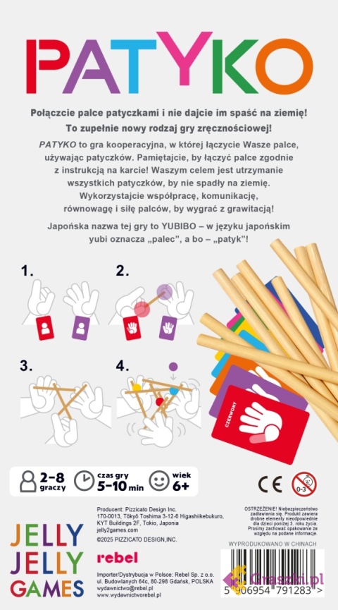 Patyko tył opakowania