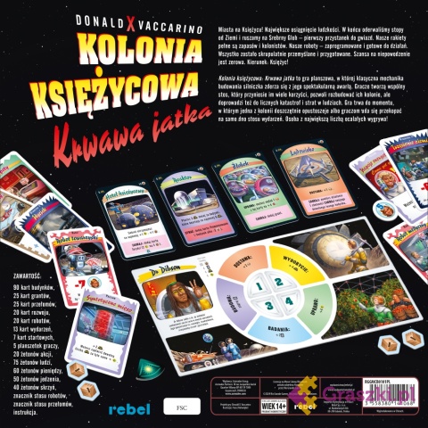 Kolonia księżycowa: Krwawa jatka tył opakowania