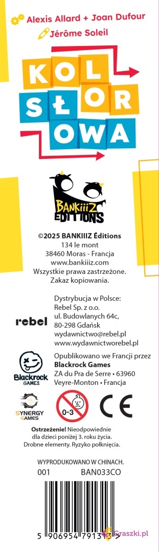 Kolor słowa dystrubutor
