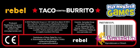 Taco kontra Burrito dystrybutor