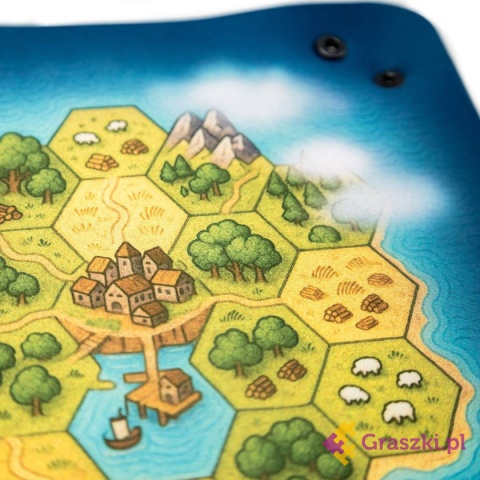 Tacka na kości - Dice Tray - Osadnicy 22x22 cm zapięcie