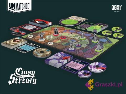 Unmatched: Ciosy i Strzały plansza