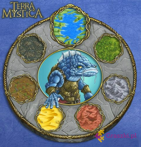 Terra Mystica plansza niebieska